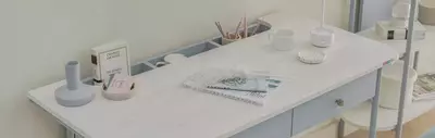 O'smirlar uchun mebel to'plami Almila "Laila" (Turkiya) Oq/Moviy