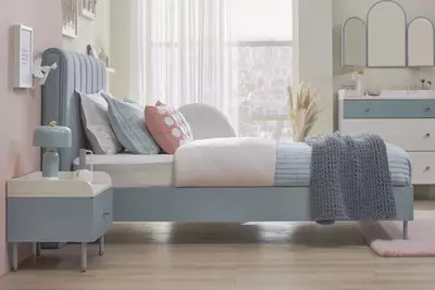 Подростковая кровать Almila "Laila Karyola" 100 х 200 см (Турция) Голубая