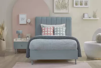 Подростковая кровать Almila "Laila Karyola" 120 х 200 см (Турция) Голубая