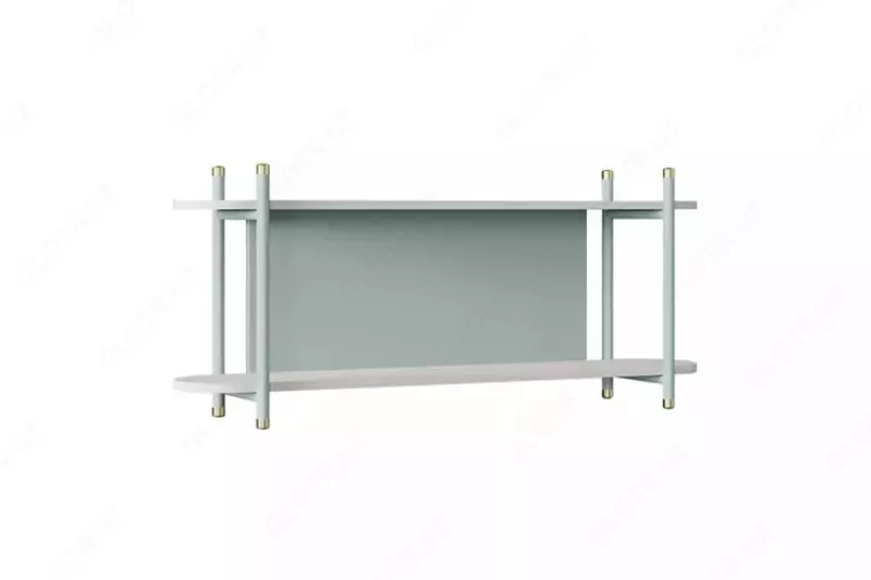 Подвесной настольный модуль Almila "Laila" 120 х 28.2 х 51.8 см (Турция) Голубой/Белый