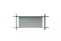 Подвесной настольный модуль Almila "Laila" 120 х 28.2 х 51.8 см (Турция) Голубой/Белый - по запросу