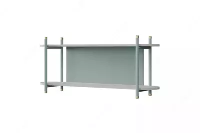 Подвесной настольный модуль Almila "Laila" 120 х 28.2 х 51.8 см (Турция) Голубой/Белый