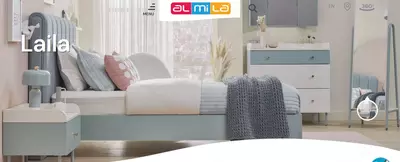 Книжный шкаф (открытый) Almila "Laila" 90 х 35 х 172.7 см (Турция) Голубой/Белый