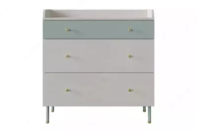 Комод (низкий) Almila "Laila" 90 х 48.8 х 93.2 см (Турция) Голубой/Белый