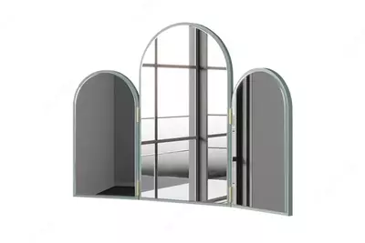 Зеркало-книжка для комода  Almila "Laila" 85.8 х 2.2 х 60 см (Турция) Голубое