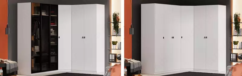 O'smirlar uchun mebel to'plami Almila "Vena" (Turkiya) Oq/Qora - по запросу