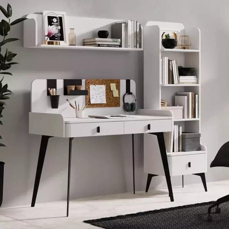 O'smirlar uchun mebel to'plami Almila "Vena" (Turkiya) Oq/Qora Chakana savdo