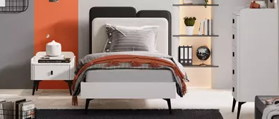 Комплект подростковой мебели Almila "Vena" (Турция) Белый/Черный