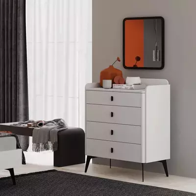 Комплект подростковой мебели Almila "Vena" (Турция) Белый/Черный