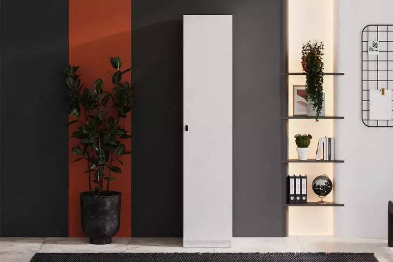 Bir eshikli modulli shkaf (qattiq