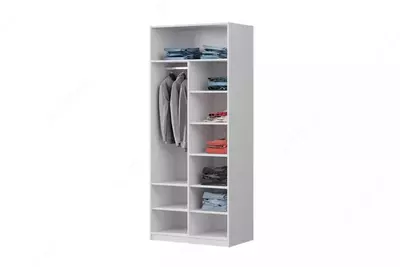 2-х дверный модульный Шкаф-купе (глухой) Almila "Vena" 90 х 55 х 213.5 см (Турция) Белый