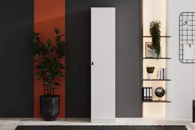 Глухая дверь для однодверного шкафа Almila "Vena" 44.7 х 3.4 х 207 см (Турция) Белая