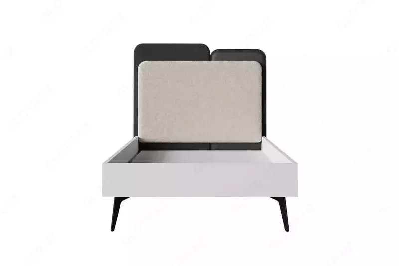 O'smirlar uchun to'shak Almila "Vena Karyola" 100 x 200 sm (Turkiya) Oq/Qora - по запросу