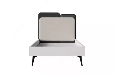 Подростковая кровать Almila "Vena Karyola" 100 х 200 см (Турция) Белая/Черная