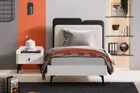 O'smirlar uchun to'shak Almila "Vena Karyola" 100 x 200 sm (Turkiya) Oq/Qora Магазин турецкой детской мебели "ALMILA"