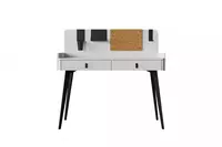 Yozma jadvali Almila "Vena" 121.6 x 61 x 114.8 sm (Turkiya) Oq / qora - по запросу