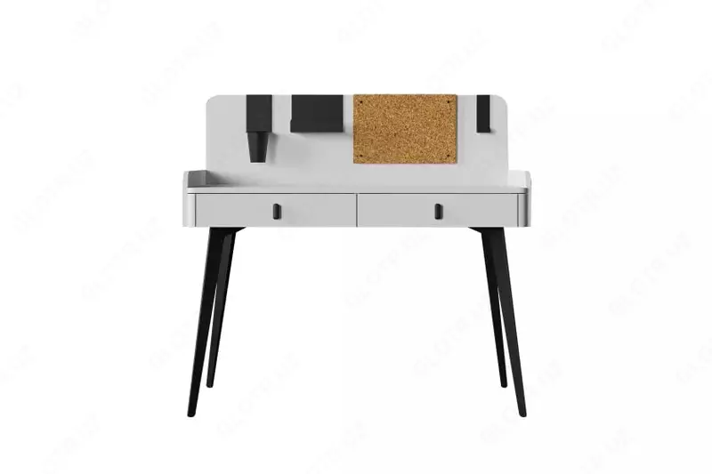 Yozma jadvali Almila "Vena" 121.6 x 61 x 114.8 sm (Turkiya) Oq / qora - по запросу