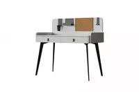 по запросу Yozma jadvali Almila "Vena" 121.6 x 61 x 114.8 sm (Turkiya) Oq / qora