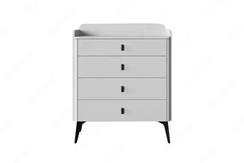 Комод (низкий) Almila "Vena" 90 х 44.4 х 107.3 см (Турция) Белый/черный