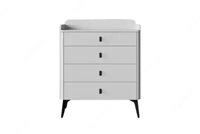 Комод (низкий) Almila "Vena" 90 х 44.4 х 107.3 см (Турция) Белый/черный