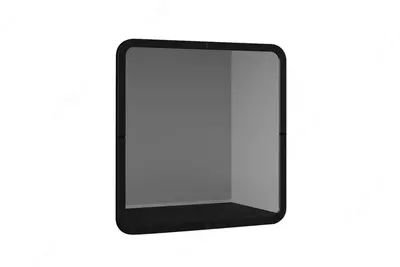 Навесное зеркало Almila "Vena" 60 х 2.7 х 60 см (Турция) Черное