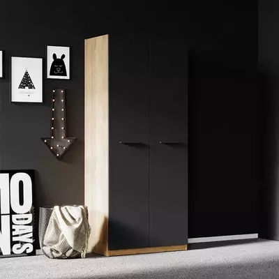 Комплект подростковой мебели Almila "Legend" (Турция) Орех/Черный