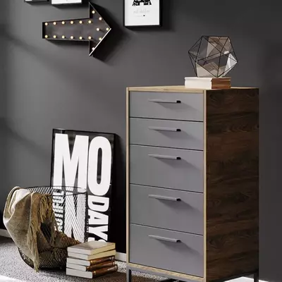 Комплект подростковой мебели Almila "Legend" (Турция) Орех/Черный