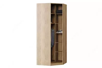 Bir eshikli modulli shkaf (burchak) Almila "Legend" 83 x 85 x 213,5 sm (Turkiya) Yong'oq