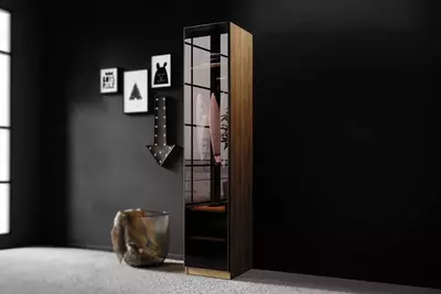 Однодверный модульный Шкаф (глухой, стеклянный) Almila "Legend" 45 х 55 х 213.5 см (Турция) Орех