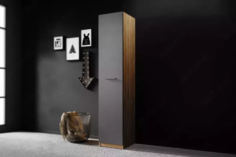 по запросу Глухая дверь для однодверного шкафа Almila "Legend" 44.7 х 3.4 х 207 см (Турция) Антрацит