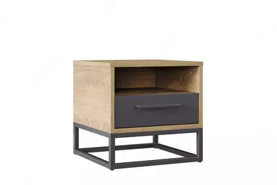 Прикроватная тумбочка Almila "Legend" 45 х 47.1 х 45 см (Турция) Орех/Антрацит