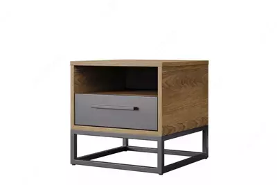 Прикроватная тумбочка Almila "Legend" 45 х 47.1 х 45 см (Турция) Орех/Антрацит