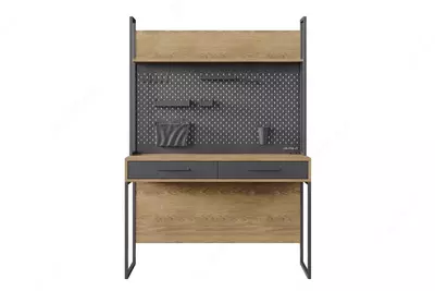 Письменный стол Almila "Legend" 120 х 60 х 172 см (Турция) Орех/Антрацит