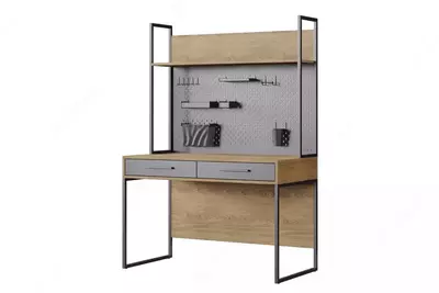 Письменный стол Almila "Legend" 120 х 60 х 172 см (Турция) Орех/Антрацит