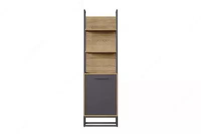 Комбинированный Книжный шкаф  Almila "Legend" 50 х 36.8 х 172 см (Турция) Орех/Антрацит