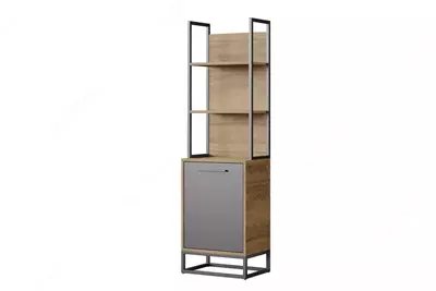Birlashtirilgan kitob javoni Almila "Legend" 50 x 36,8 x 172 sm (Turkiya) Yong'oq/Antrasit