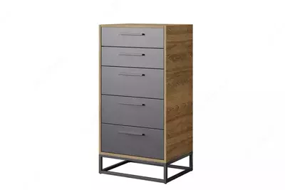 Комод (высокий) Almila "Legend" 60 х 47.1 х 117.3 см (Турция) Орех/Антрацит