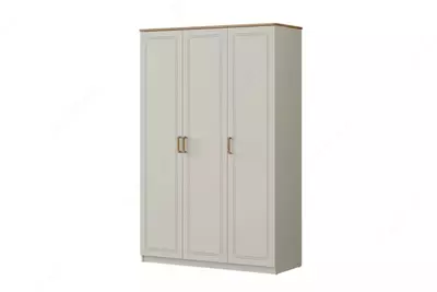 3-х дверный шкаф (глухой) Almila "Story" 136 х 54,8 х 208,3 см (Турция) Белый/коричневый