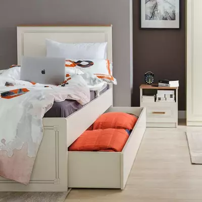 Встроенный модуль детской кровати Almila "Story Karyola" Белый 95.6 х 200 х 24.5 см (Турция)