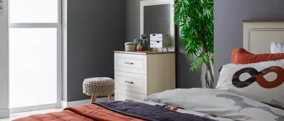 Комод Almila "Story" 77 х 46.8 х 80.4 см (Турция) Белый/коричневый Только в розницу