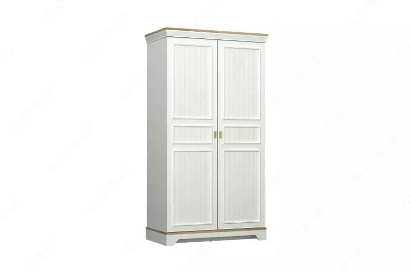 2-х дверный модульный шкаф Almila "Monte" 104.5 х 54.3 х 196.2 см (Турция) Белый/коричневый