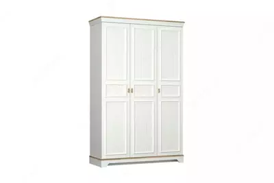 3-х дверный модульный шкаф Almila "Monte" 139.6 х 54.3 х 220 см (Турция) Белый/коричневый