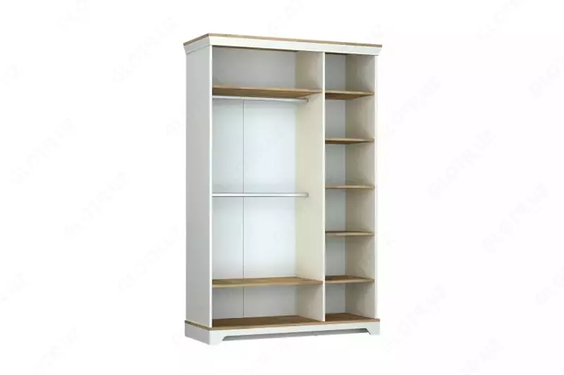 3-х дверный модульный шкаф Almila "Monte" 139.6 х 54.3 х 220 см (Турция) Белый/коричневый