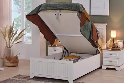 Базовая Панель-Основа для кровати Almila "Monte Karyola" 100 х 200 см (Турция) Белая Только в розницу