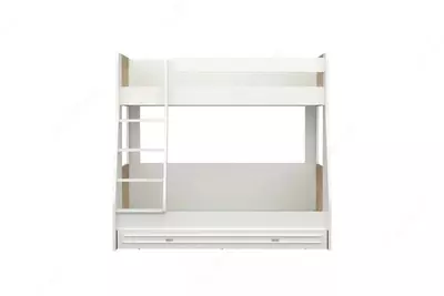 Двухъярусная кровать Almila "Monte Ranza" 90 х 200 см / 120 х 200 см (Турция) Белая/коричневая