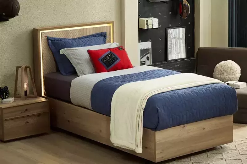 Базовая Панель-Основа для кровати Almila "Monte" 100 х 200 см (Турция) Дуб - по запросу