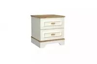 Прикроватная тумбочка Almila "Monte" 47 х 45.8 х 52.4 см (Турция) Белая/коричневая