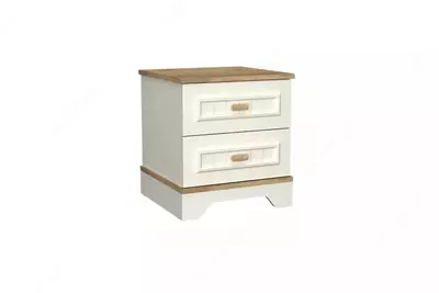 Прикроватная тумбочка Almila "Monte" 47 х 45.8 х 52.4 см (Турция) Белая/коричневая