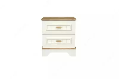 Прикроватная тумбочка Almila "Monte" 47 х 45.8 х 52.4 см (Турция) Белая/коричневая