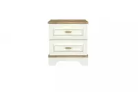 Прикроватная тумбочка Almila "Monte" 47 х 45.8 х 52.4 см (Турция) Белая/коричневая - по запросу